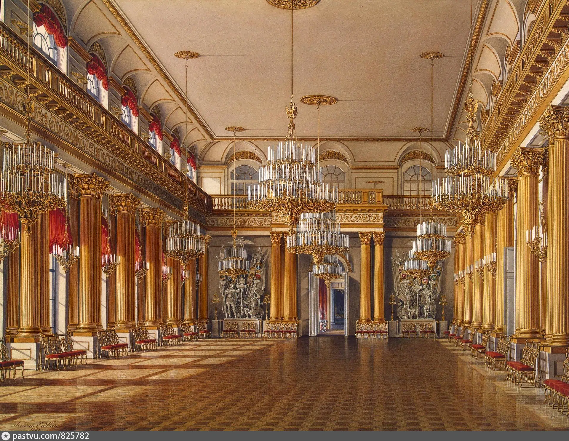 гербовый зал в зимнем дворце