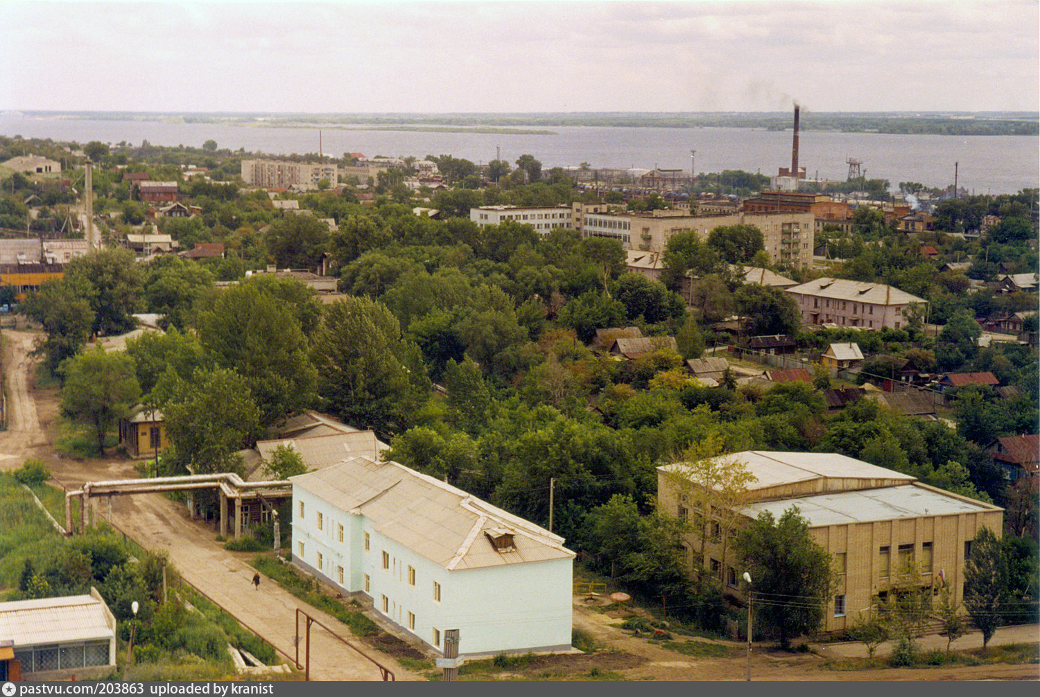 Площадь города Октябрьск Самарской области