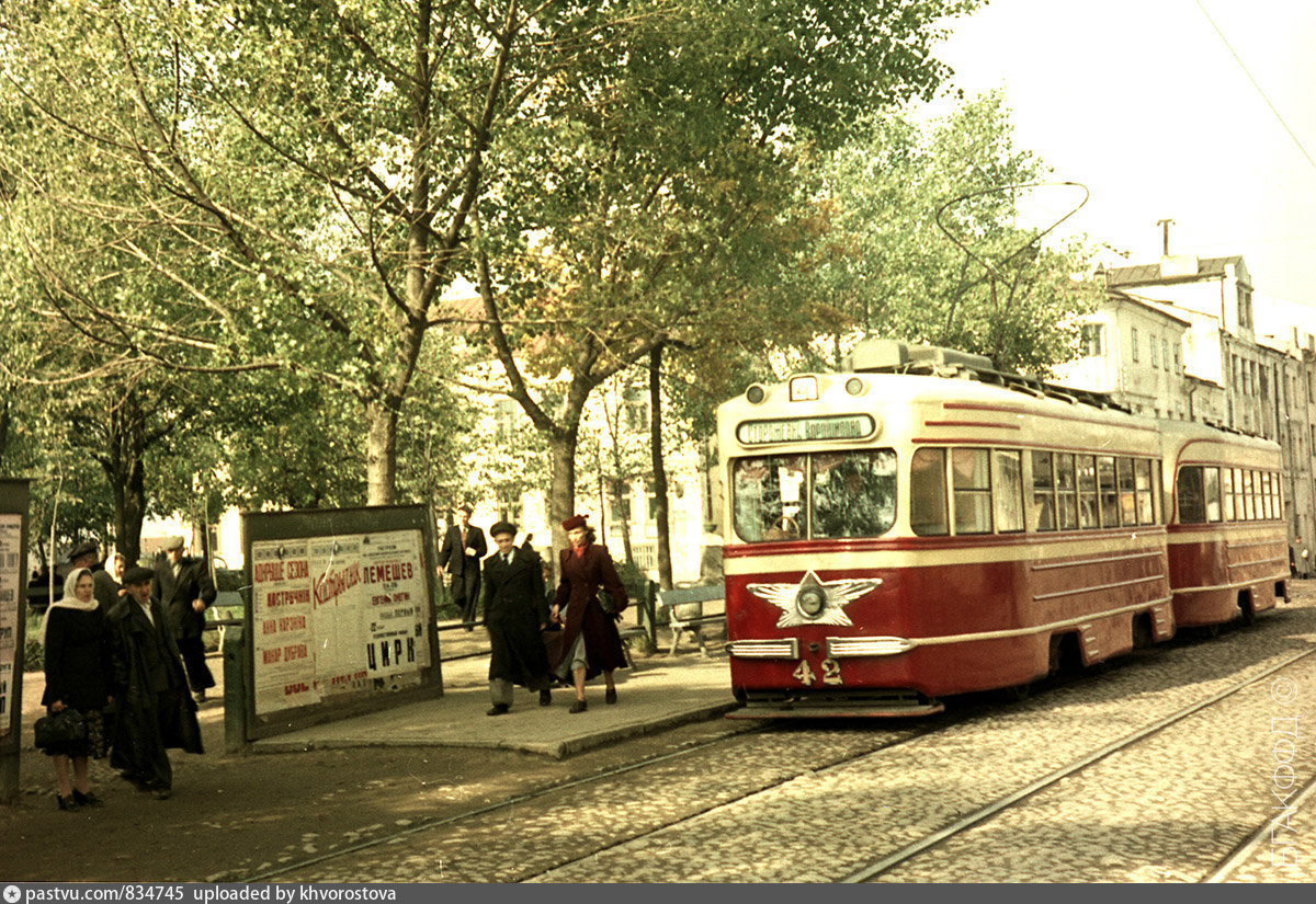 Трамвай 50. Трамваи КТМ -1 СССР 50-Е годы. Минск 1950. Трамваи 1950х Новосибирск. Минский трамвай СССР.