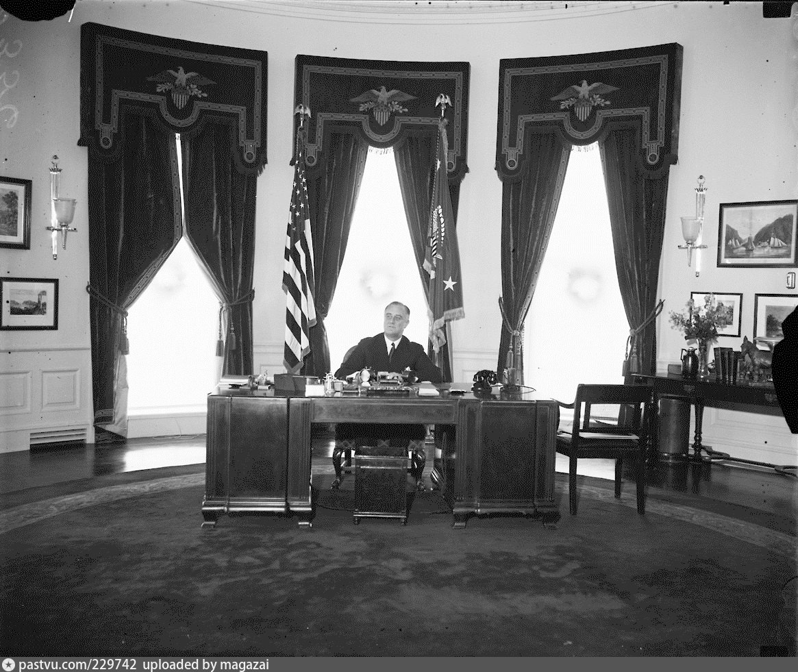 President Roosevelt in Executive Office
