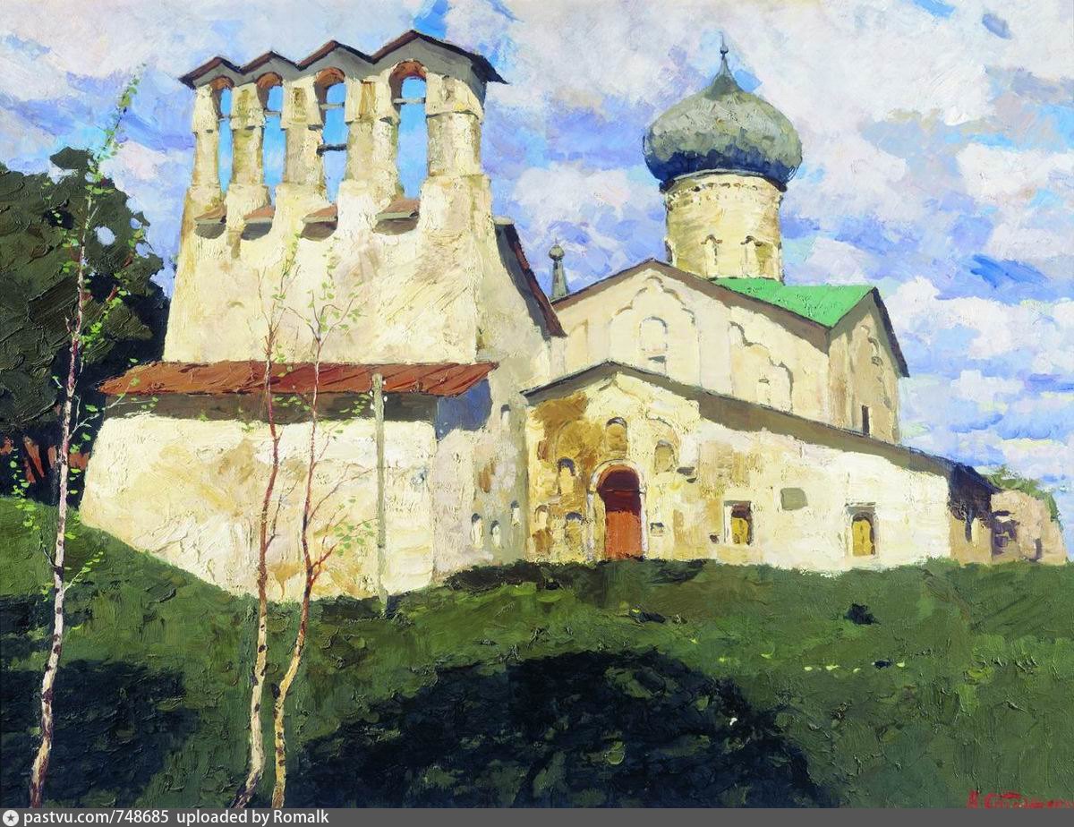 Живопись водяными красками наносимыми на сырую штукатурку при строительстве храмов в древней руси