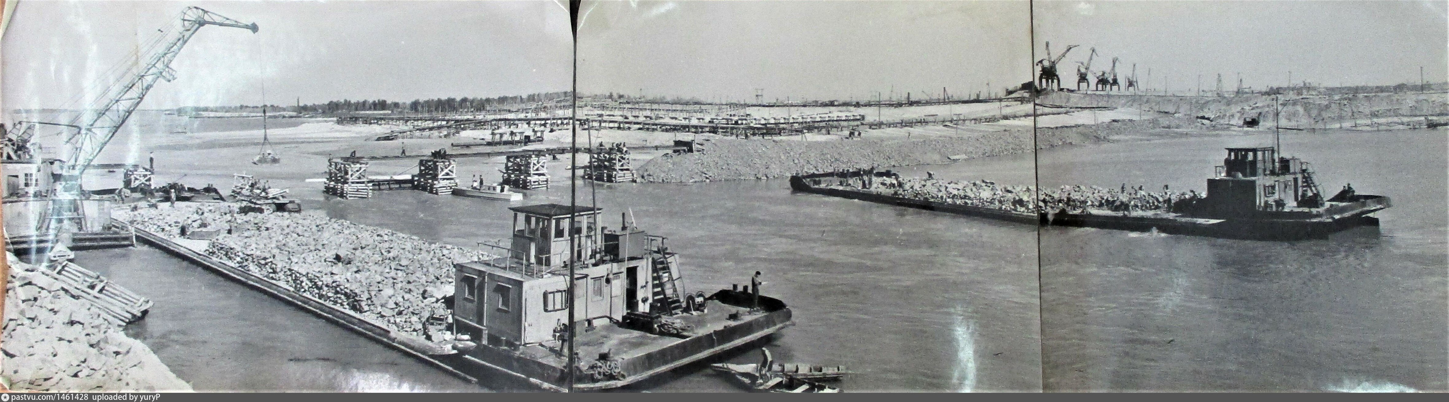 Стройка Волго-Донской канал 1950