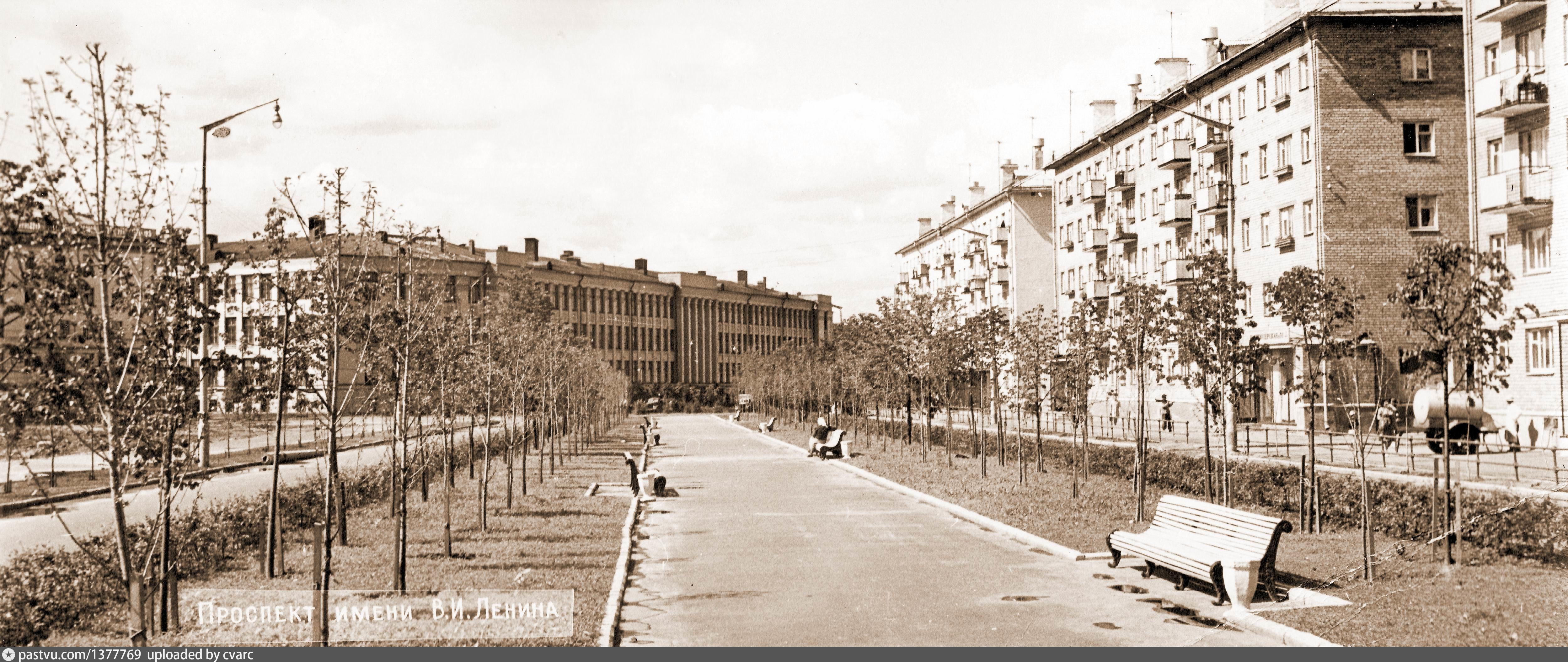 Ленинский проспект 1960-1970 сентябрь