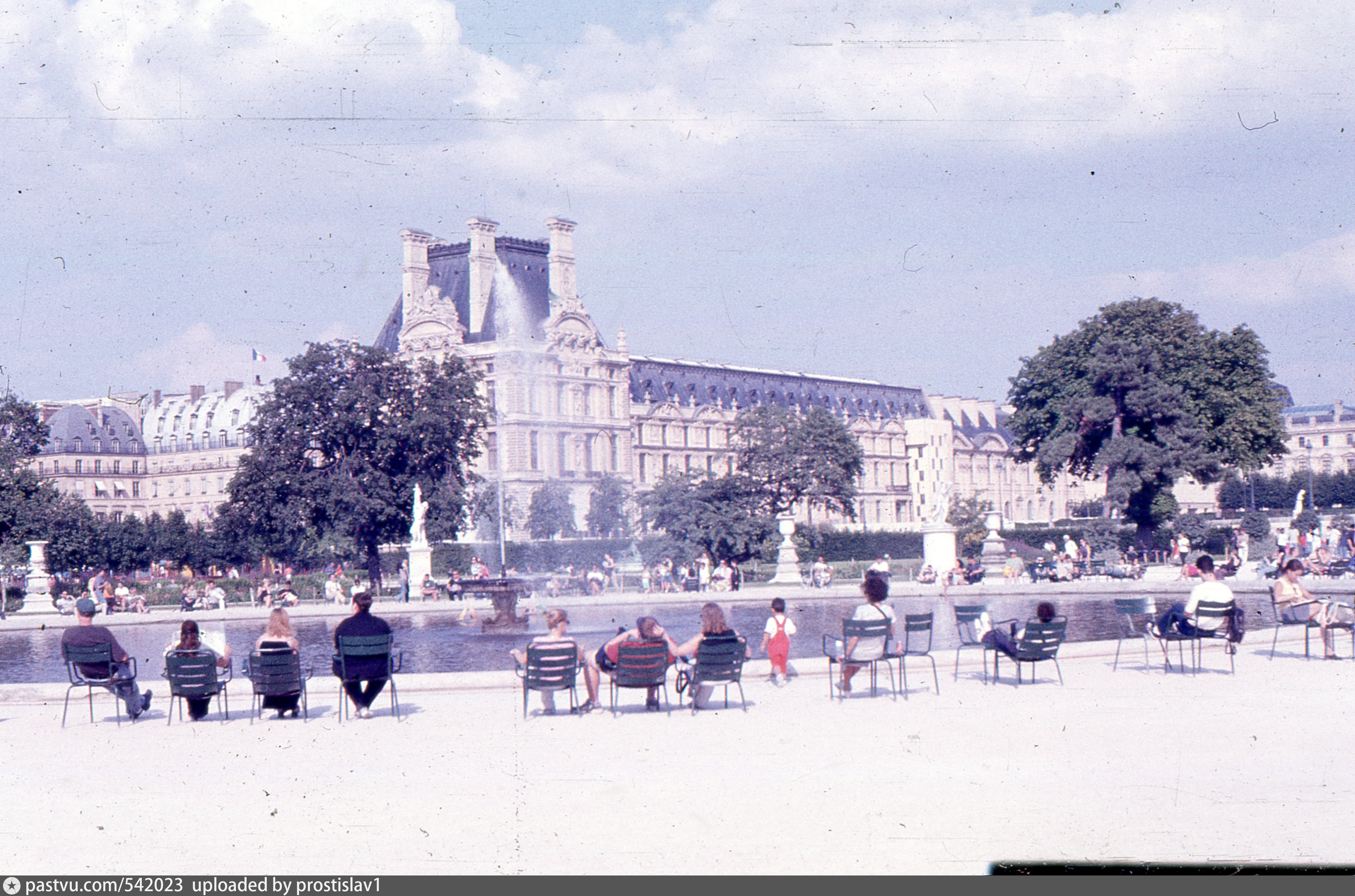 Сад Тюильри Франция 19 век