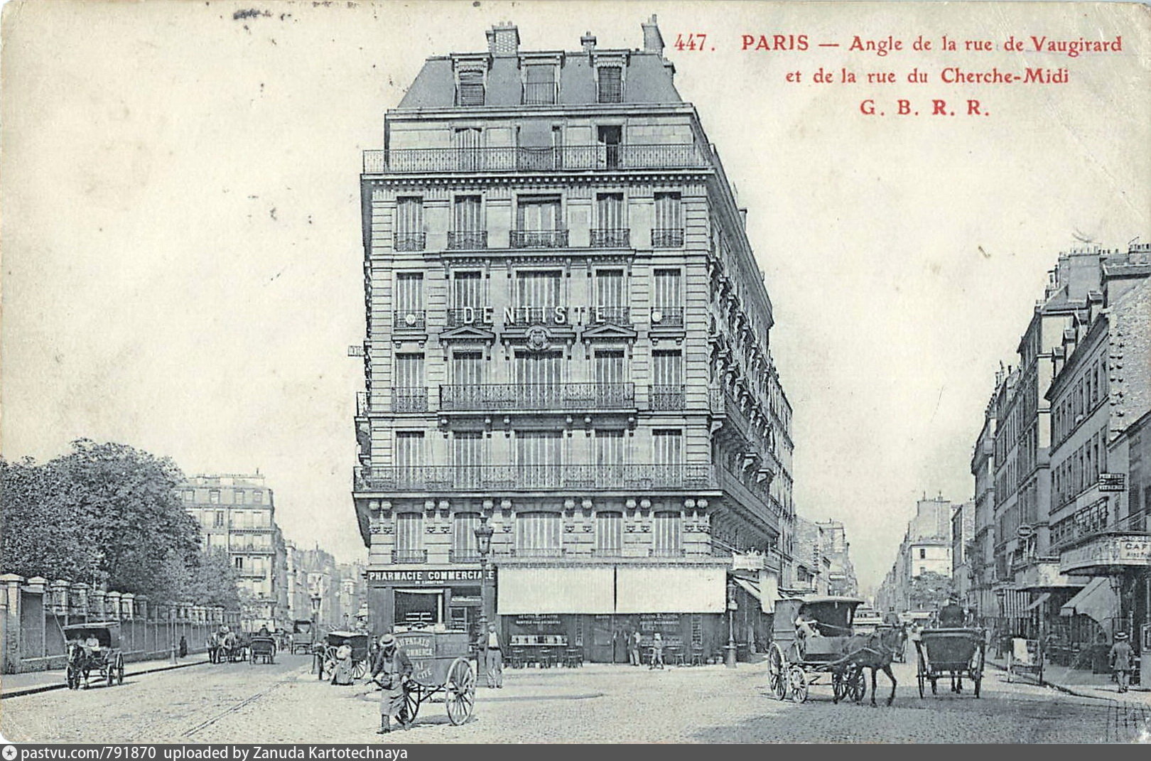 Angle De La Rue De Vaugirard Er De La Rue Du Cherche Midi