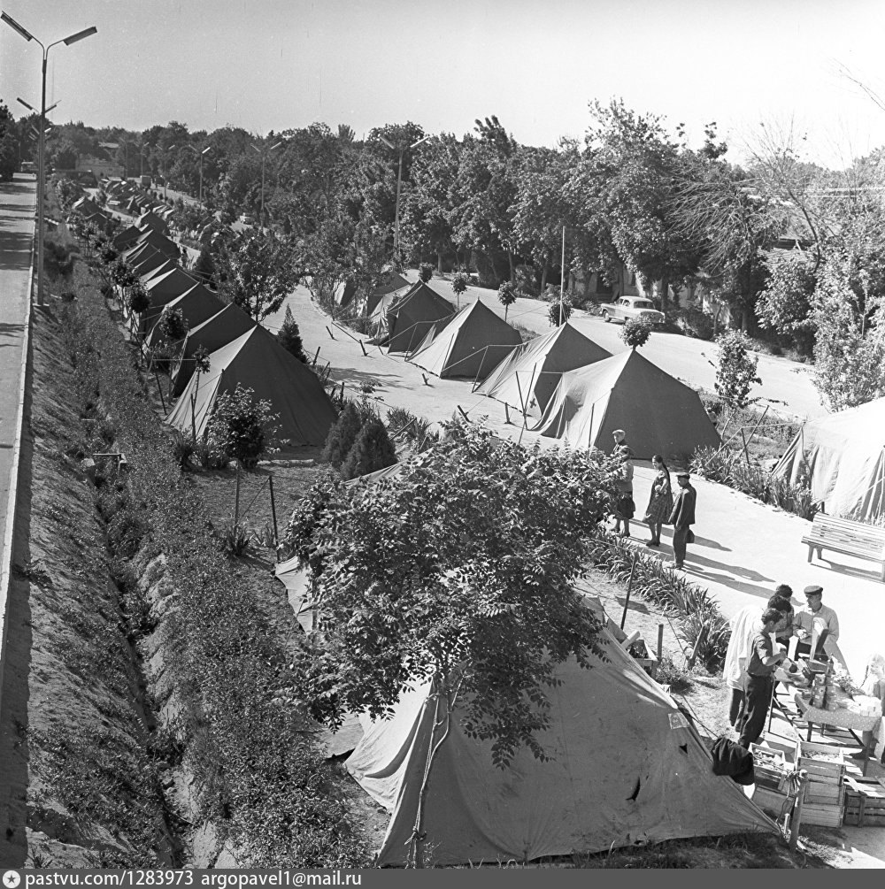 Ташкент после землетрясения 1966 фото