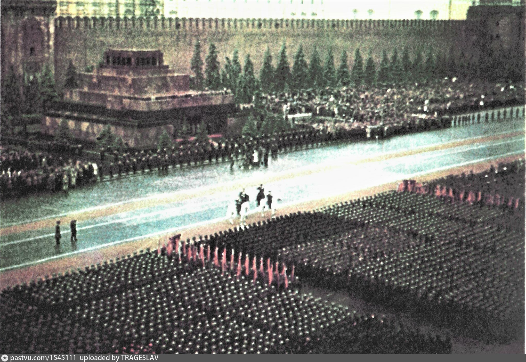 Парад Победы 1945 трибуна мавзолея