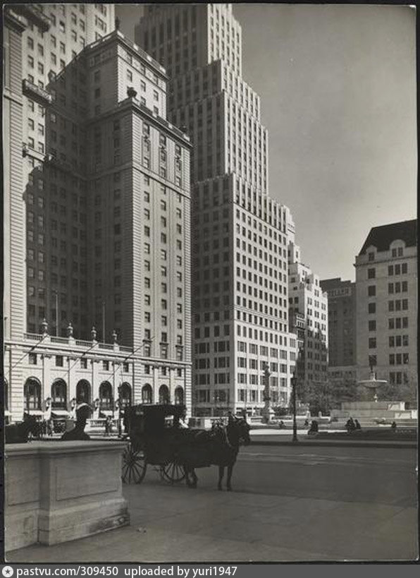 Squibb Building, 745 5th Avenue [View across Pulitzer Fountain showing ...