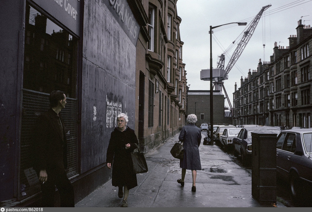 Великобритания 1990. Глазго 70-х. Глазго 1980. Glasgow, 1980 Raymond Depardon. Глазго 60-х трущобы.