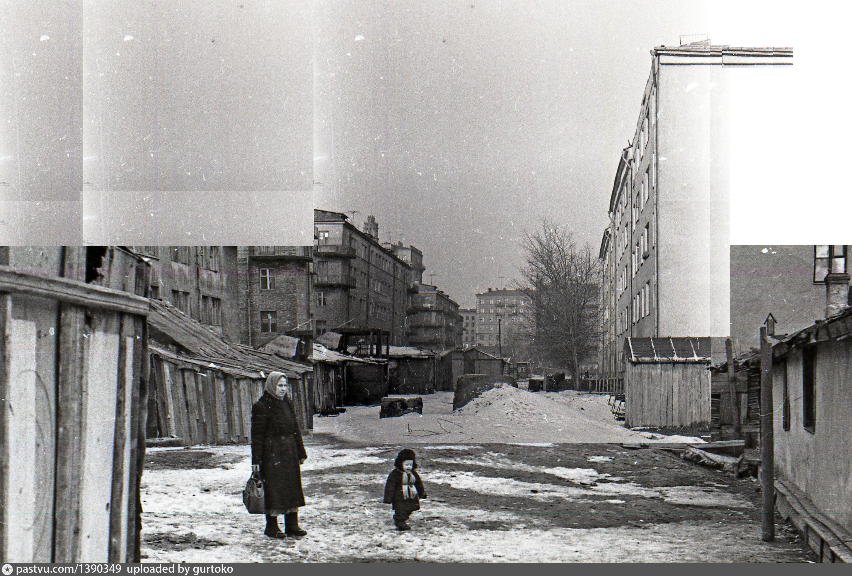 2я Извозная (Студенческая) дом 19 сараи дом 17 барак - Retro photos