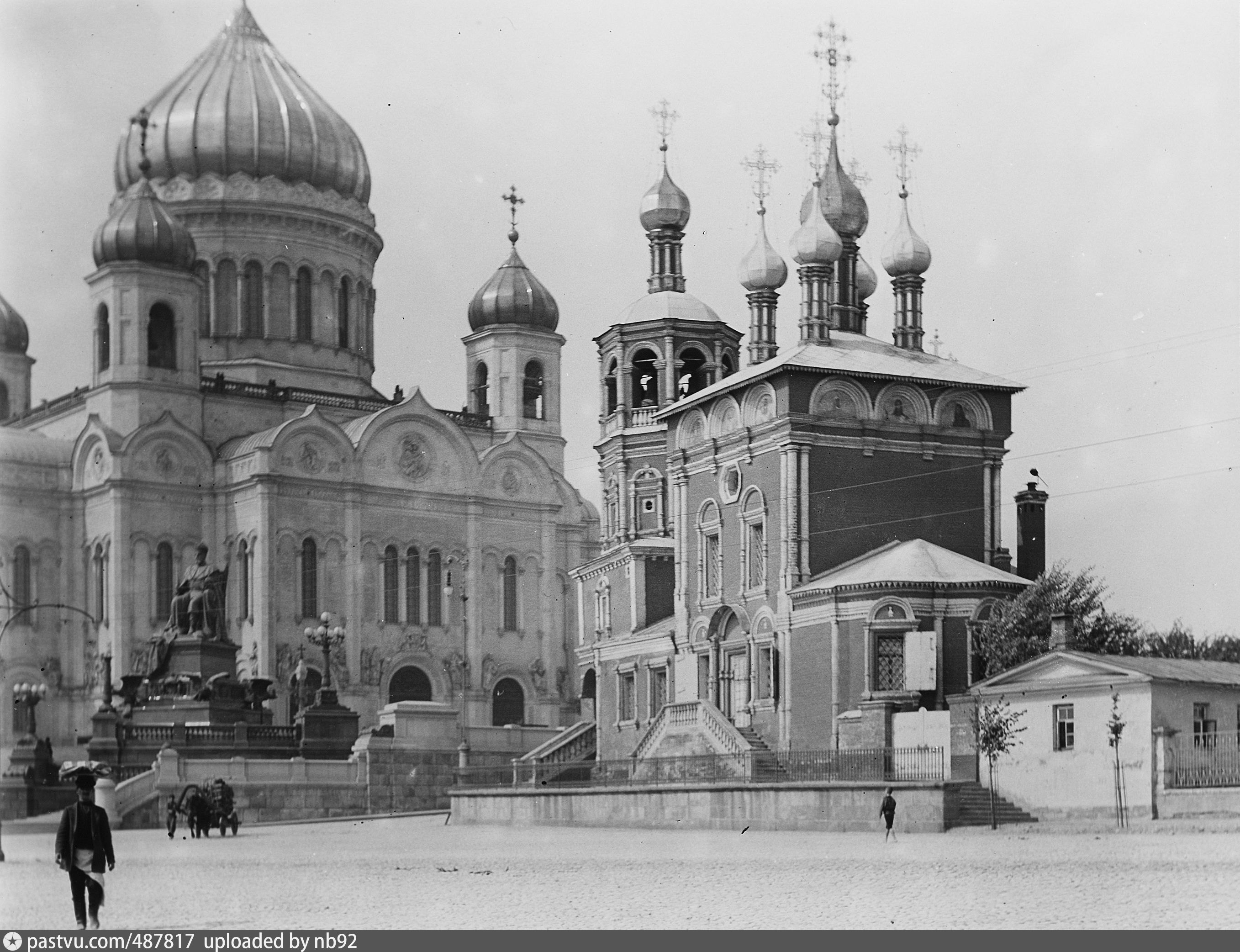 Старые храмы москвы. Храм Христа Спасителя 1910. Храм Христа Спасителя Москва до революции. Храм Христа Спасителя 20 век. Храм Христа Спасителя Российская Империя.