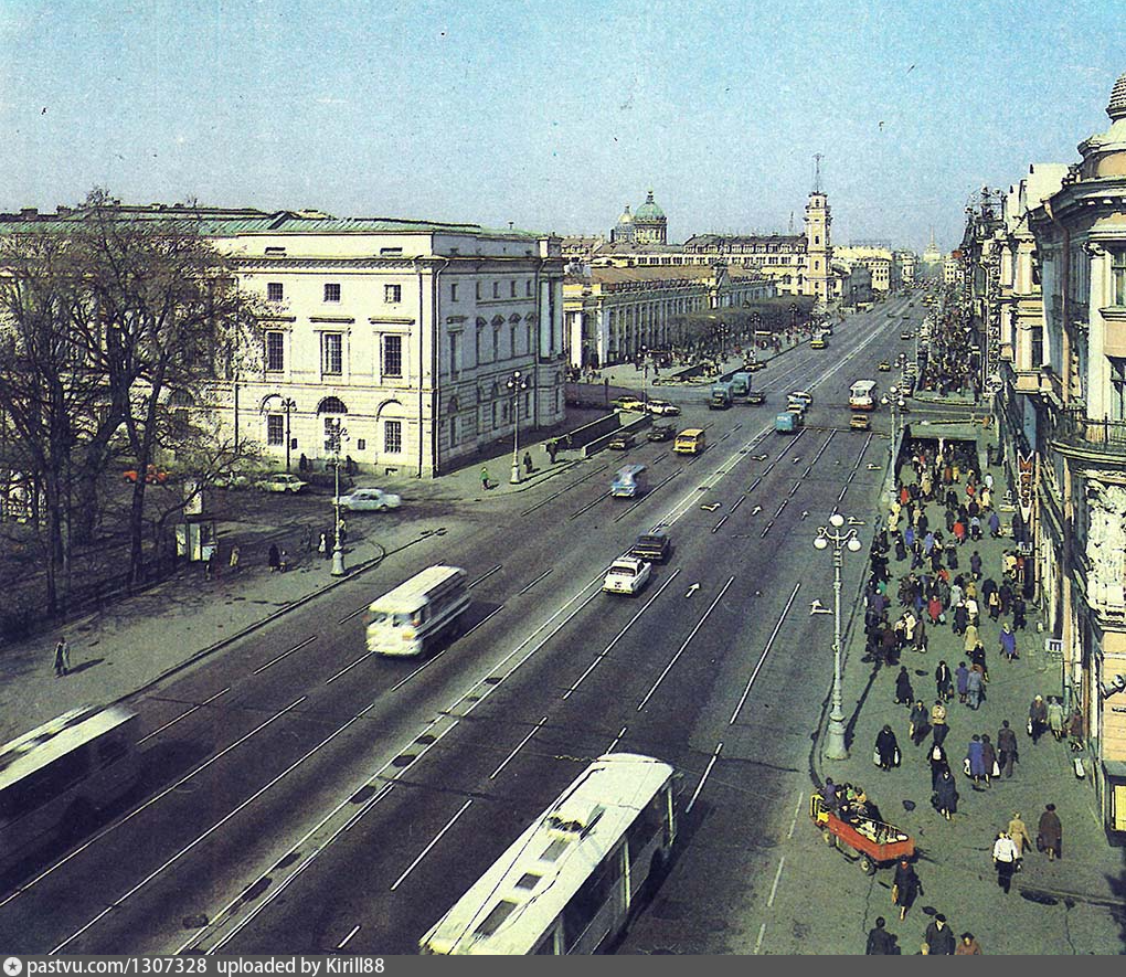 Вид на Невский проспект - Retro photos