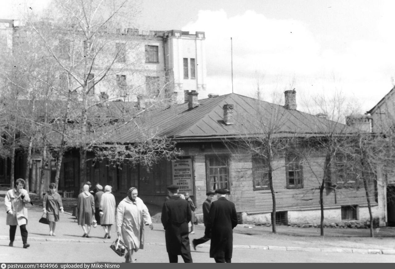 Старые дома на улице Карла Маркса - Retro photos