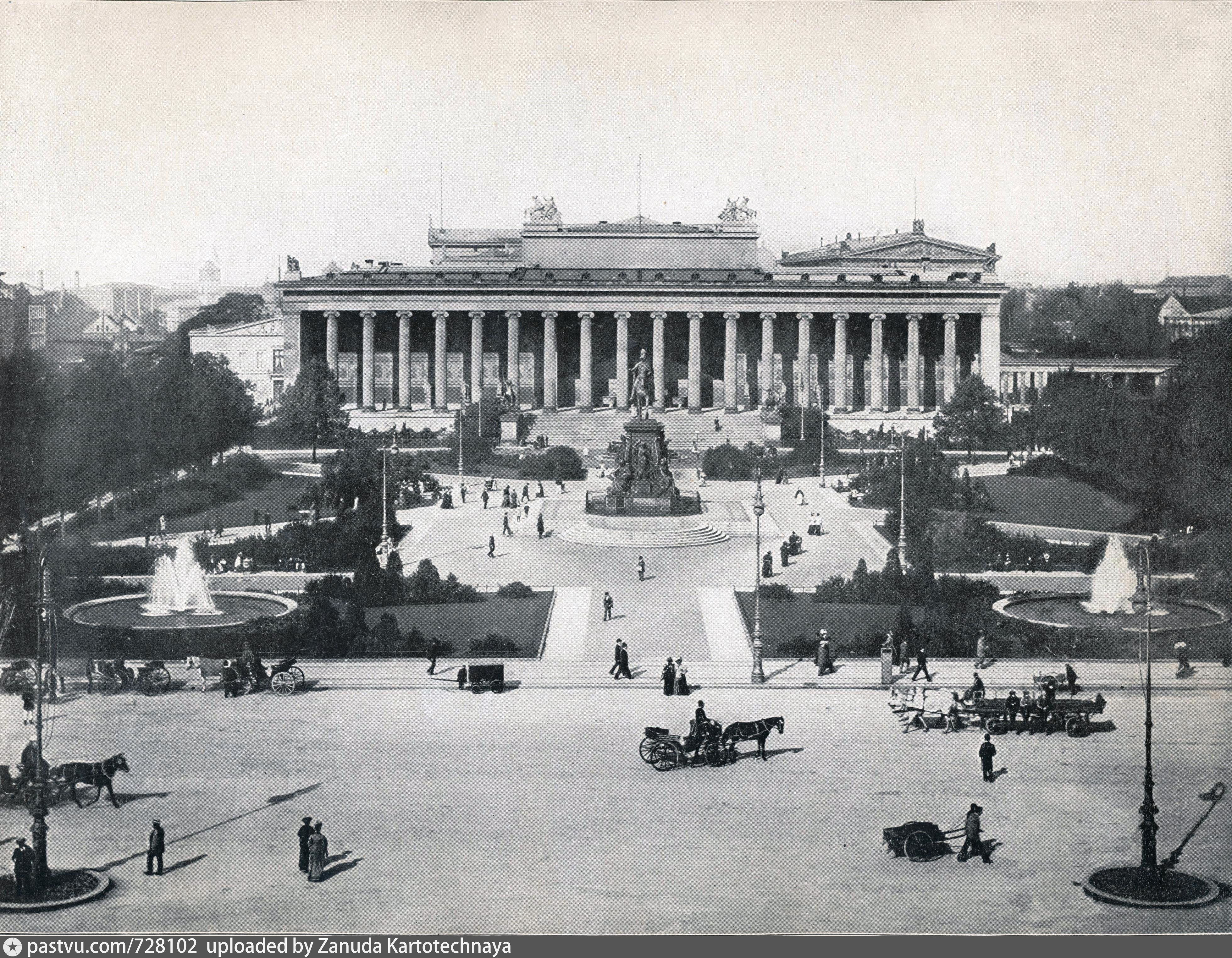 Альбом "виды Берлина. 1904-1906. Lustgarten. Berlin 1946.