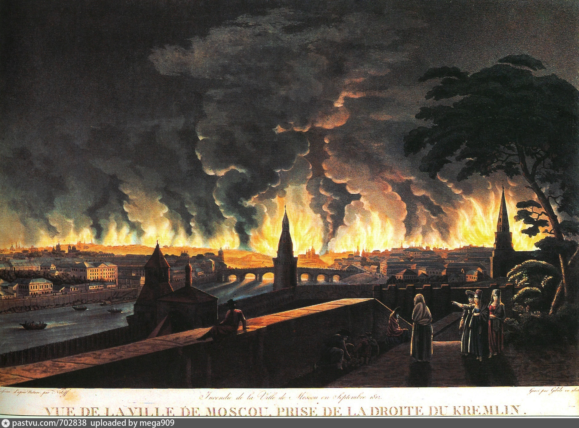 Пожар Москвы 1812 года Айвазовский