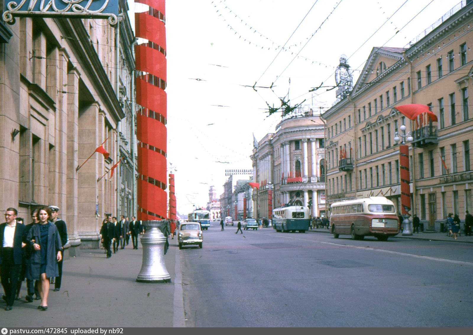 Невский проспект в 1970 году