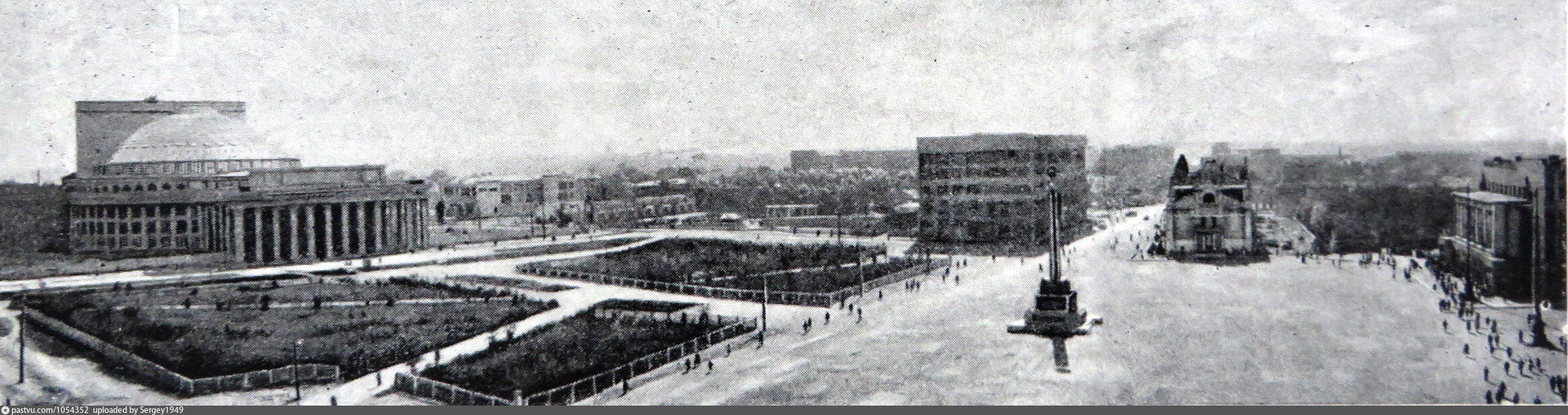 Площадь Ленина Новосибирск 1941