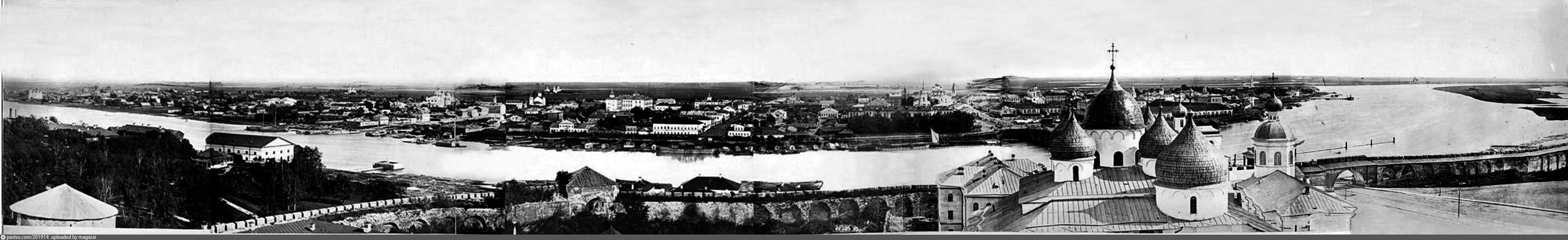 Панорама Великий Новгород старый город