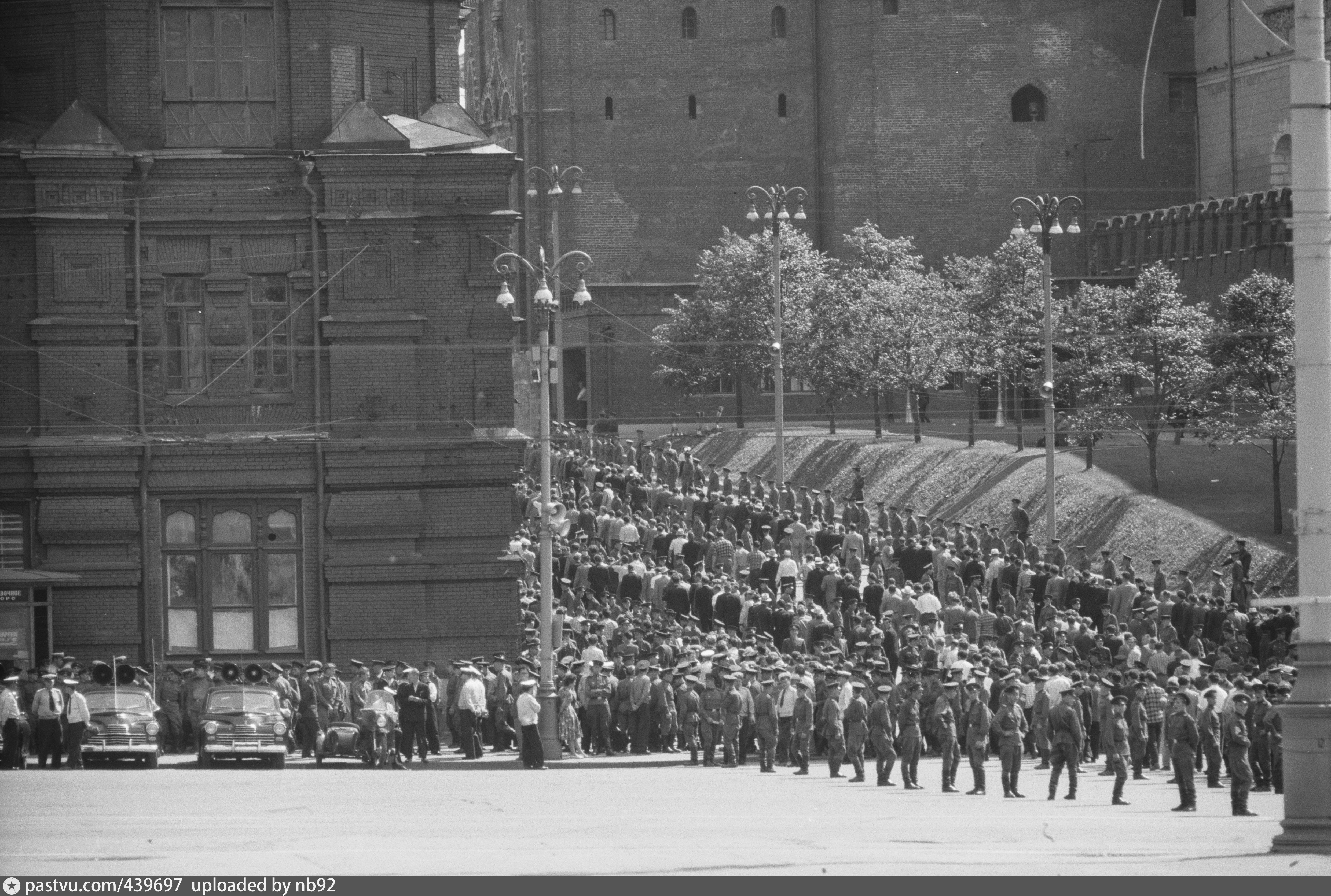 Второй советский союз. Манежная площадь Москва 1961. Торжественная встреча Германа Титова. Советский Союз 1961. Москва 1961 август.