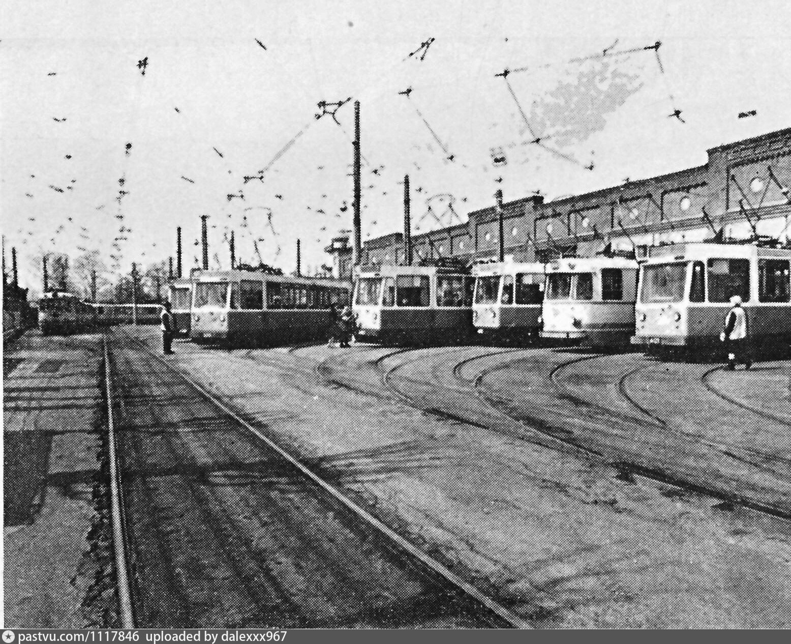 миусский трамвайный парк старые