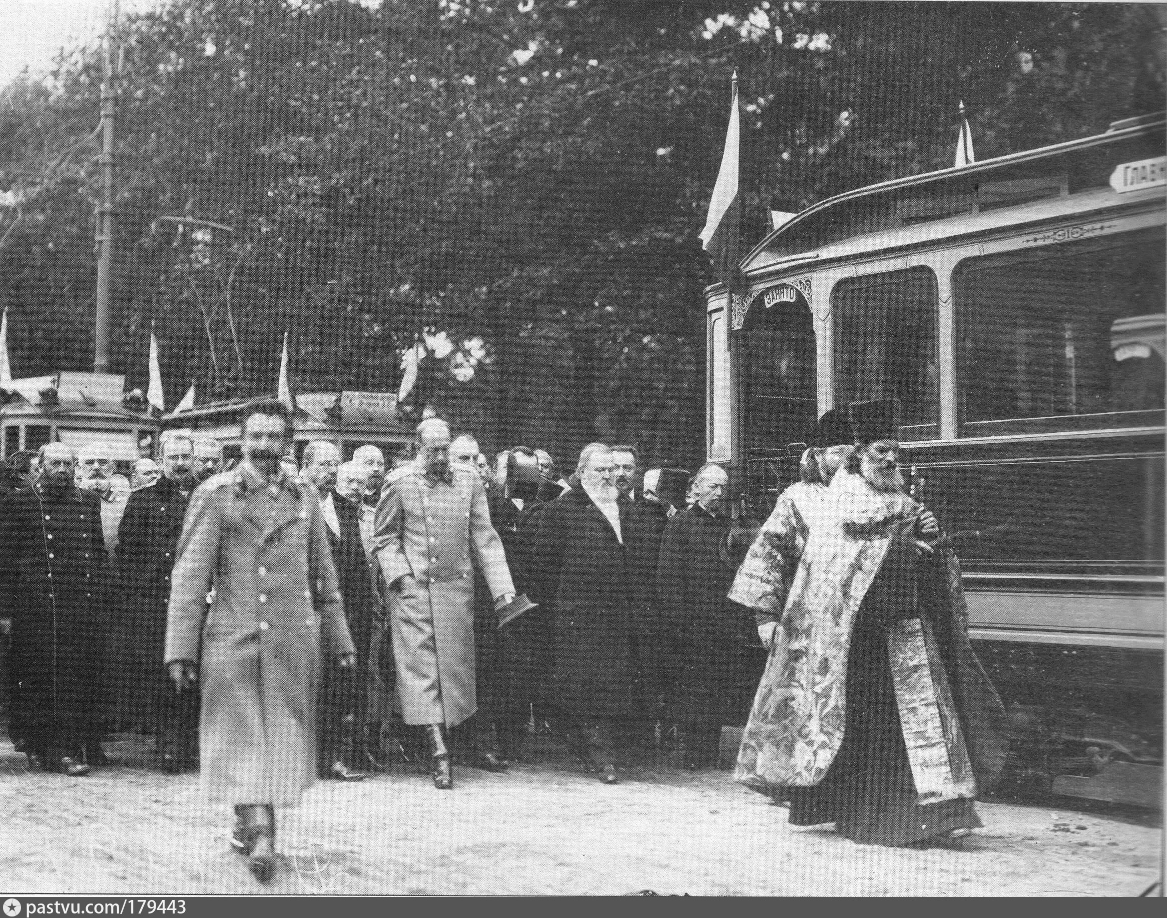 29 Сентября 1907 открытие трамвайного движения в Петербурге