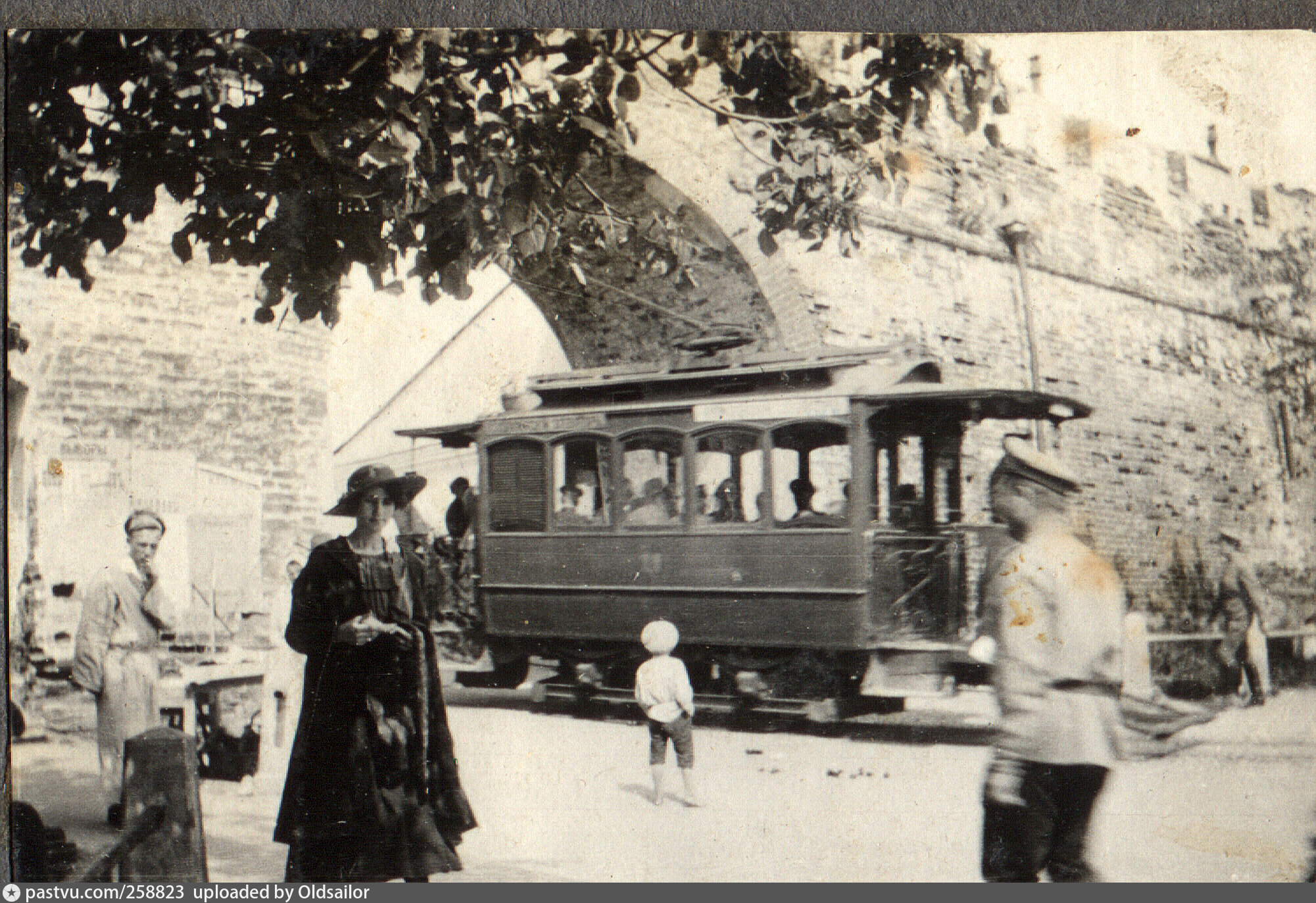 Трамвай в Нижнем Новгороде, 1916 - старая фотография