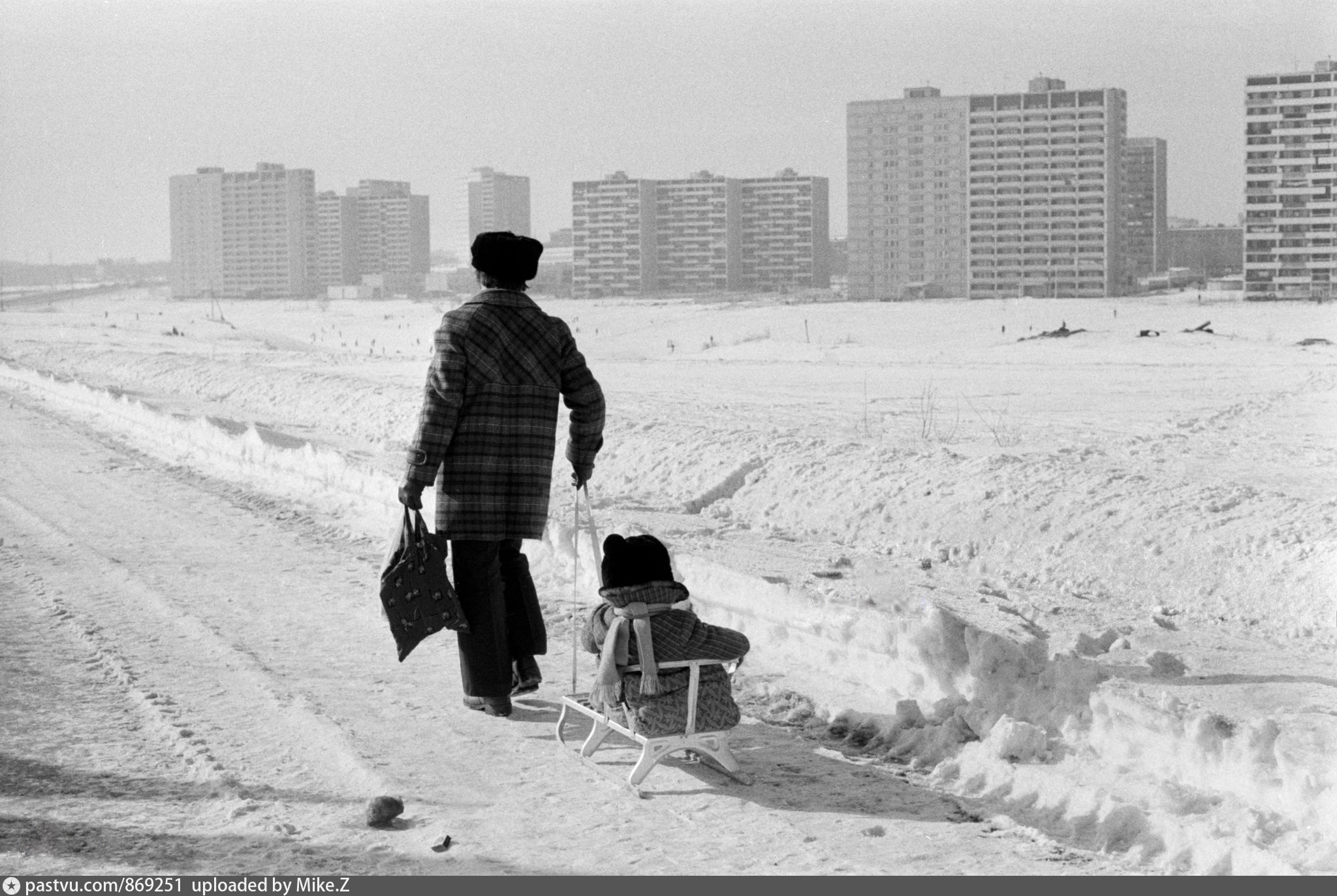 Зимняя Москва 1970