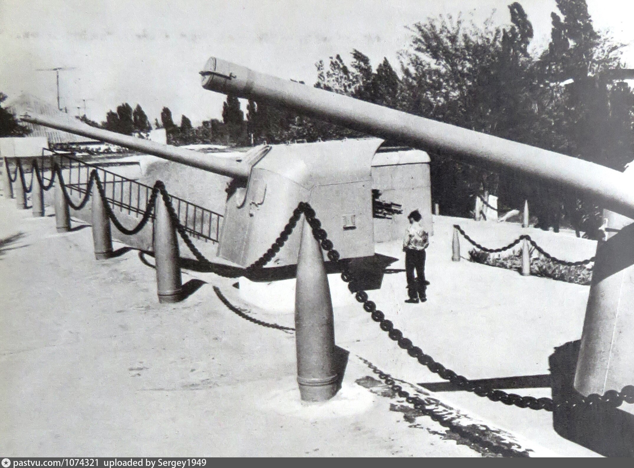 152-Мм орудия береговой батареи № 569. Береговое орудия Ленинграда. См-4-1 орудие Береговое.