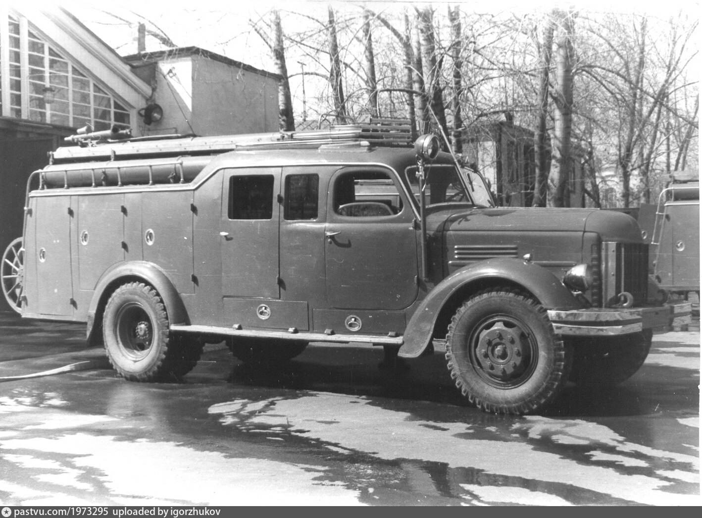 Пожарная часть по охране ВДНХ - Retro photos