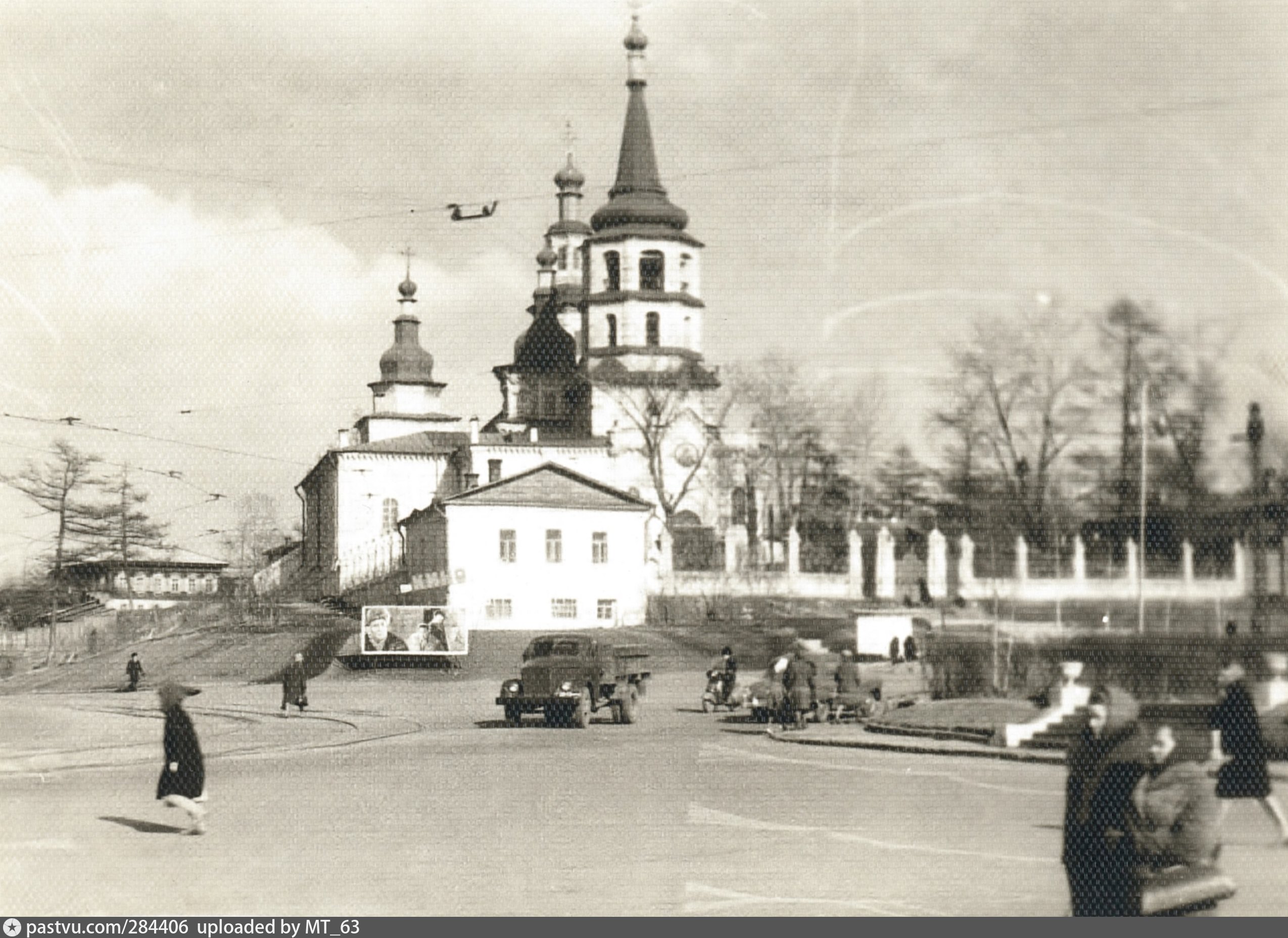 Старый Иркутск Крестовоздвиженская Церковь