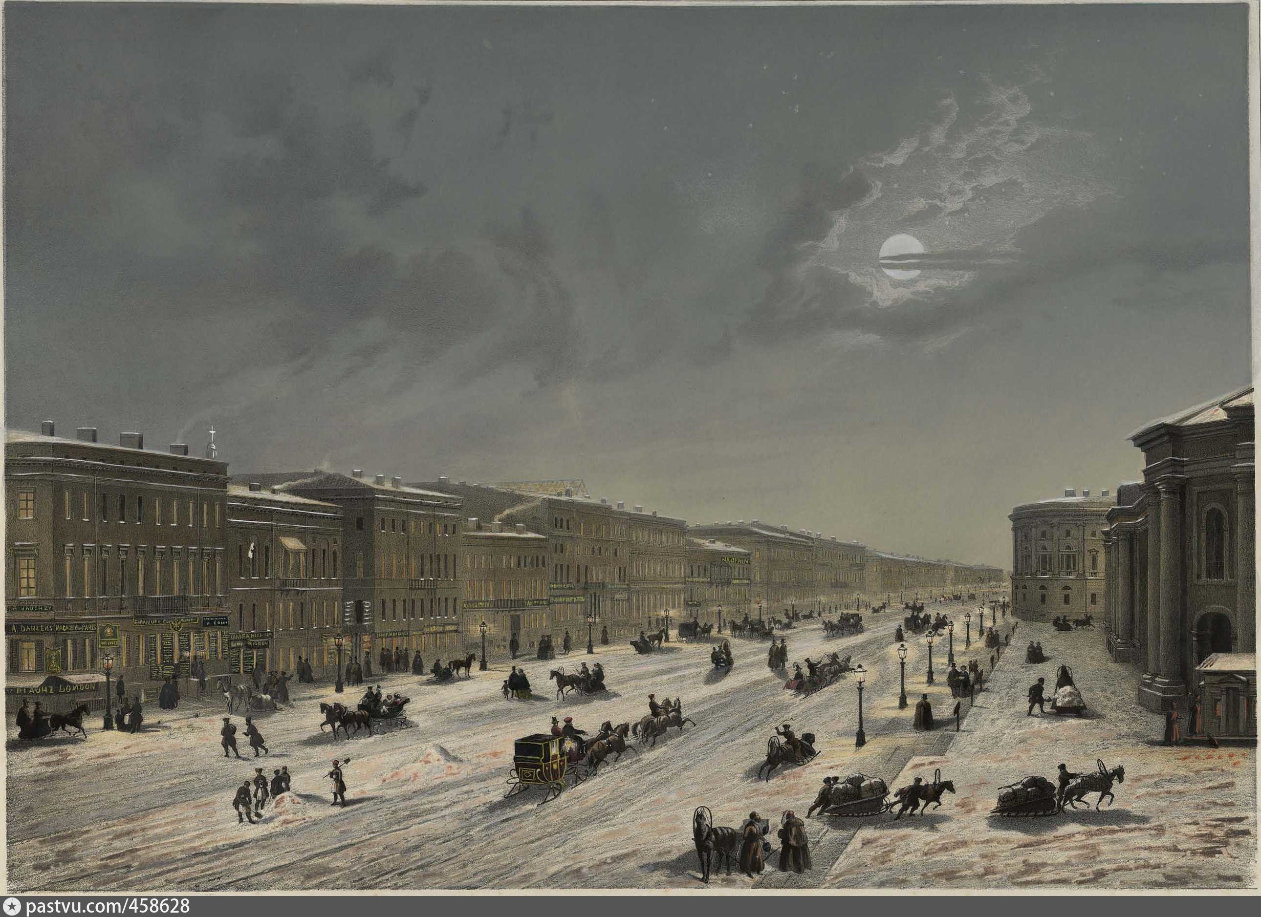Петербург 19 века Невский проспект