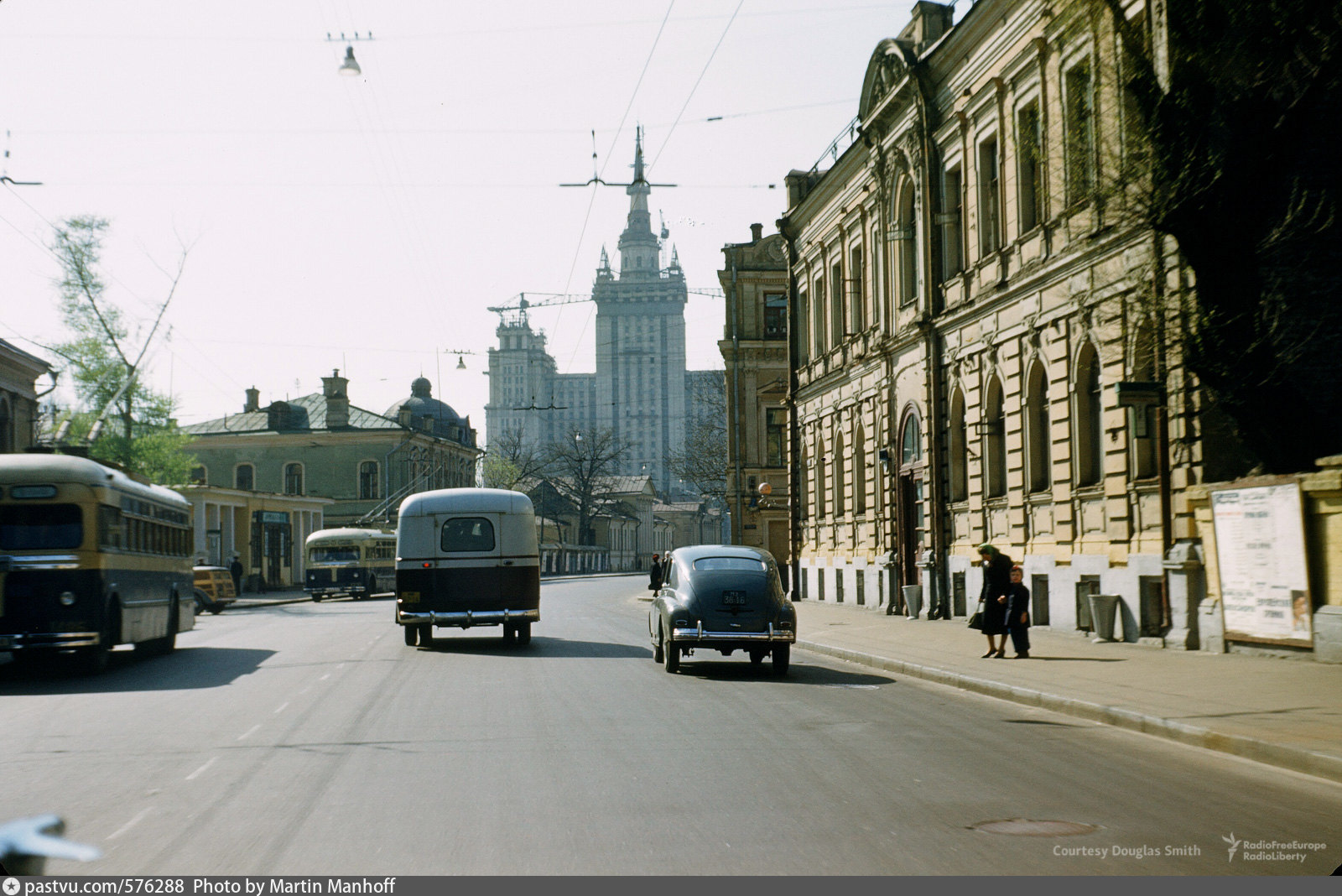 Фото улиц ссср. Мартин Манхофф архив СССР. СССР Москва 50х. Москва 50-х. Никитская улица 50 /53 Москва.