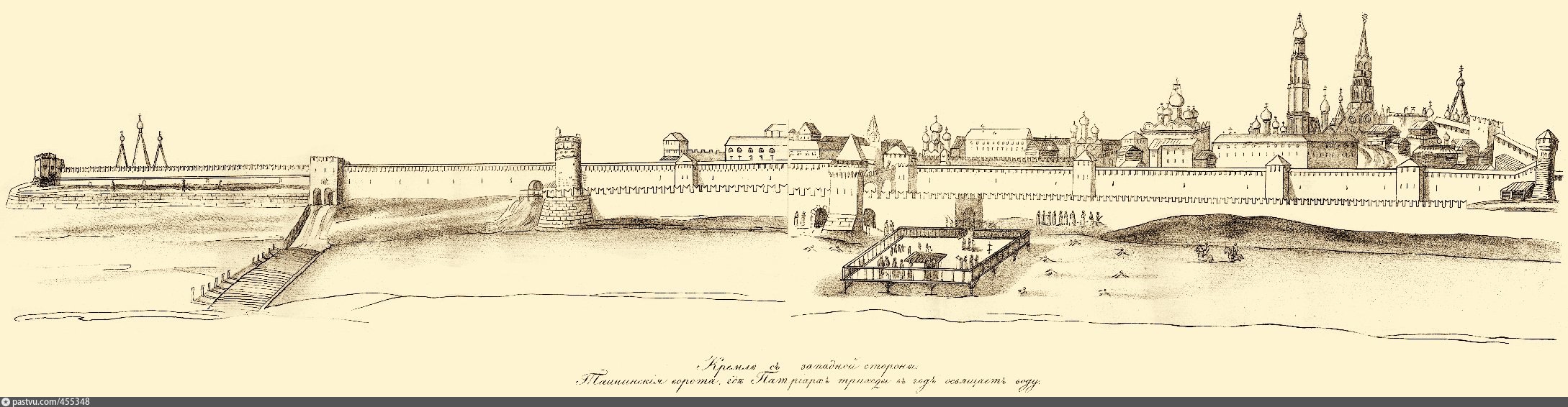 Рисунок а.Мейерберга 1661 г. пушки