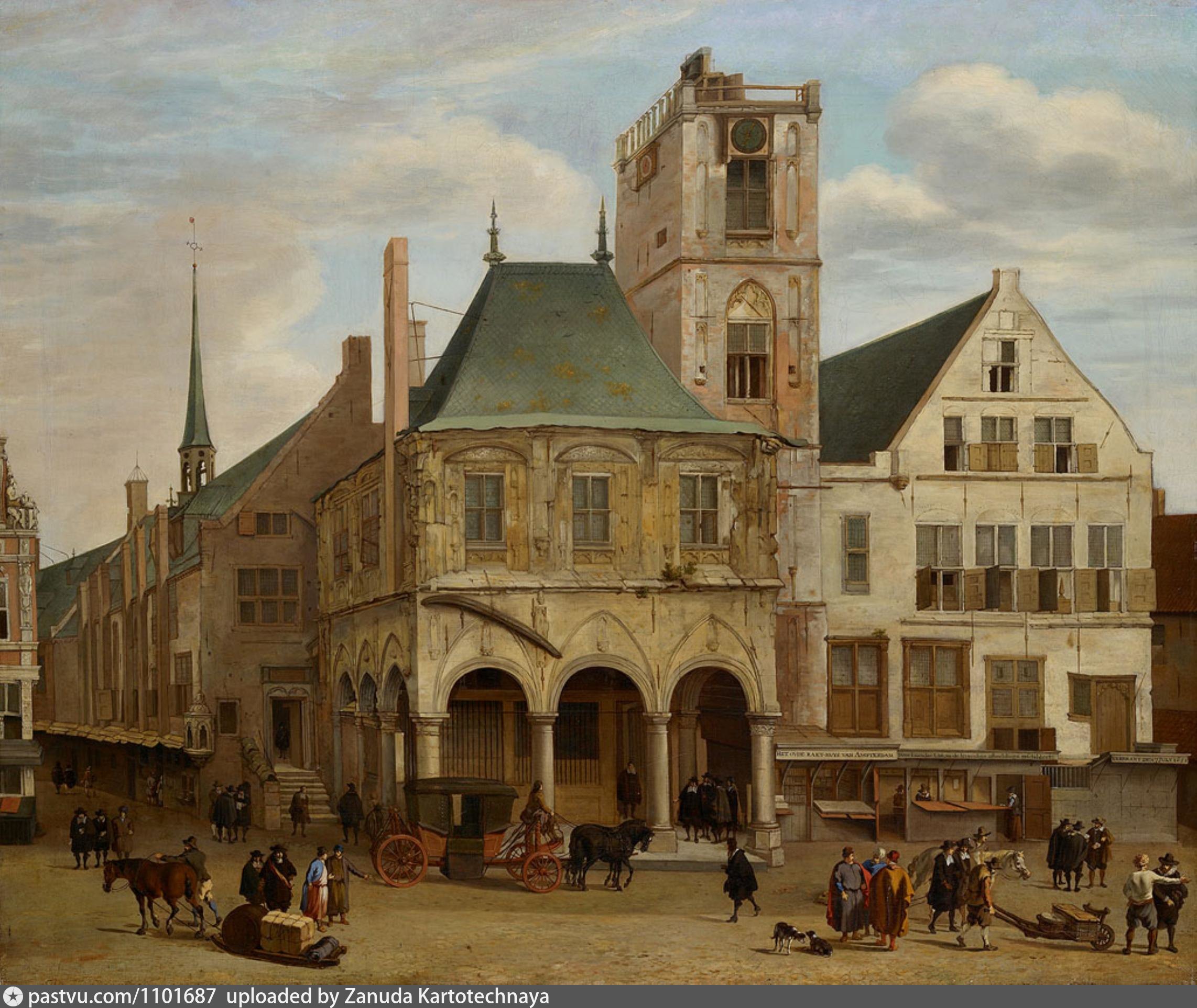 Начало 18 века в европе. Амстердамская ратуша картины 17 века. Голландия 17 век архитектура.