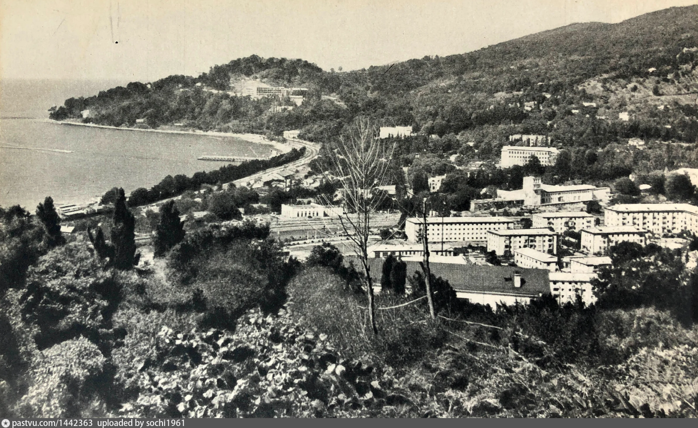 Старая хоста сочи. Сочи Хоста 1963 год. Старый Сочи Хоста. Новороссийск СССР. Ретро фото Приморский парк в Хосте.