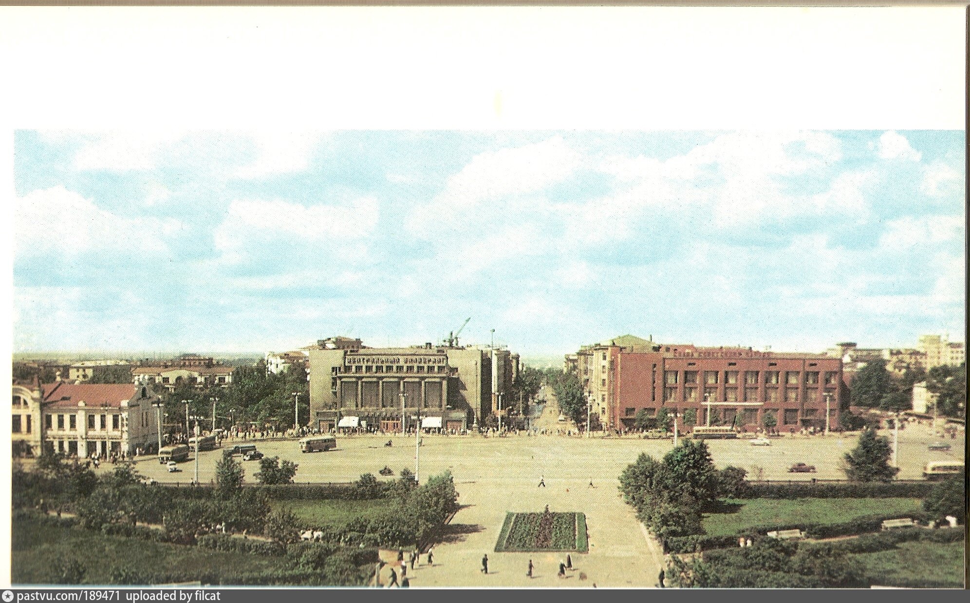 Площадь Ленина Новосибирск 1980