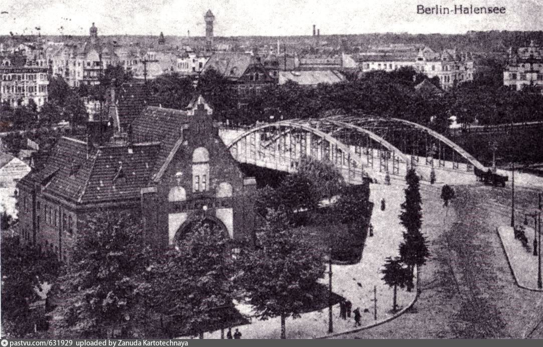 Halensee Map Bahnhof Halensee und Halenseebrücke