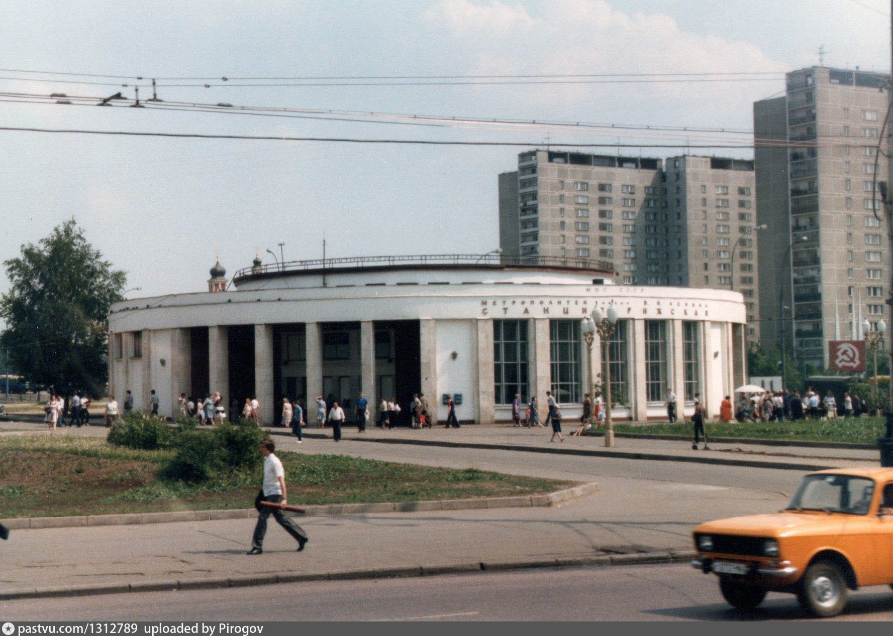 Станция метро рижская фото