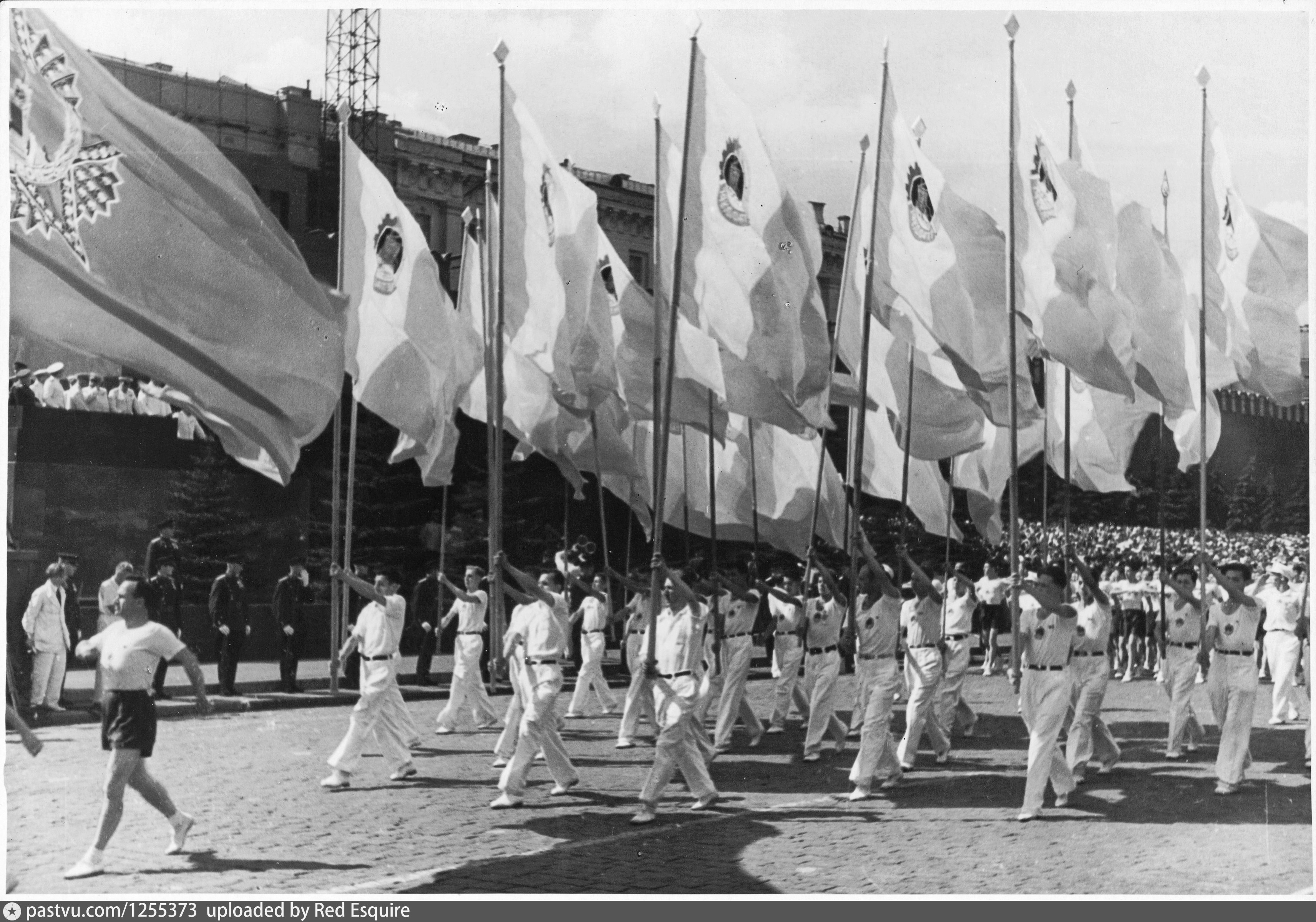 Парад физкультурников на красной площади 1936