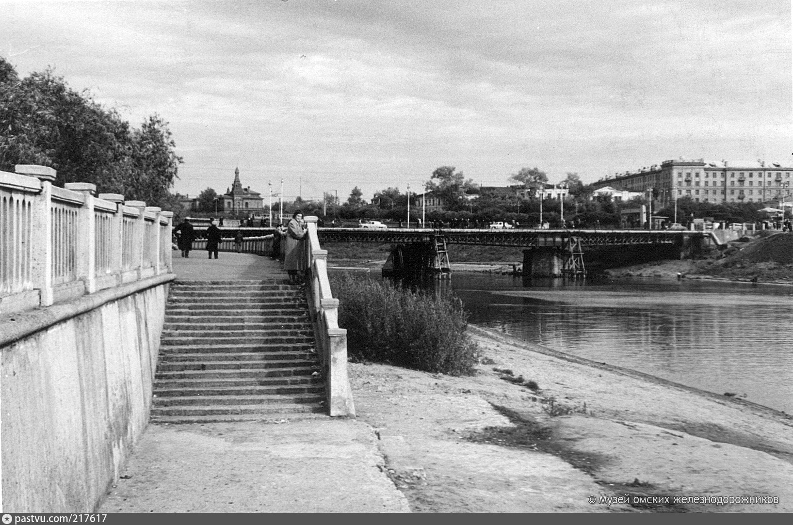 Железный мост Омск 20 век