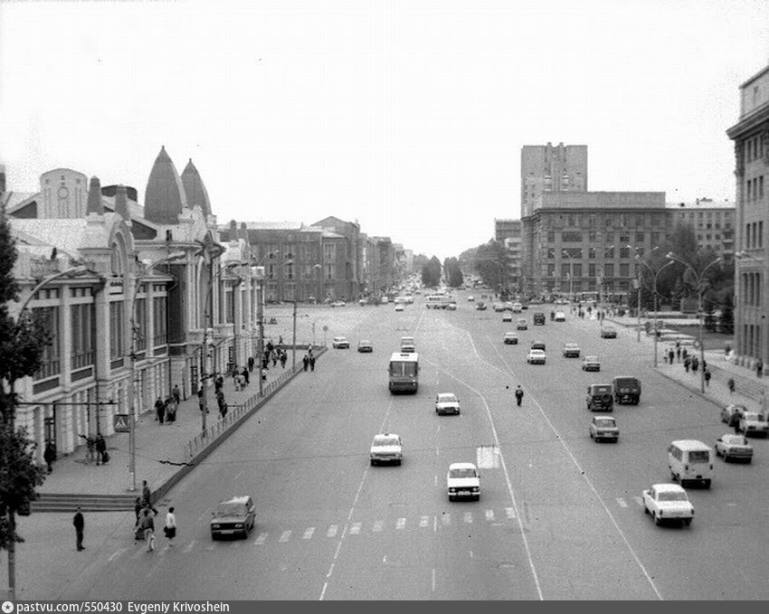 Красный проспект Новосибирск 1960 часовня