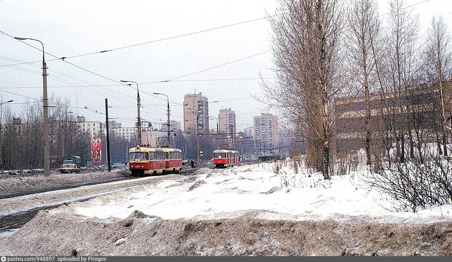 Фотография на полярной улице