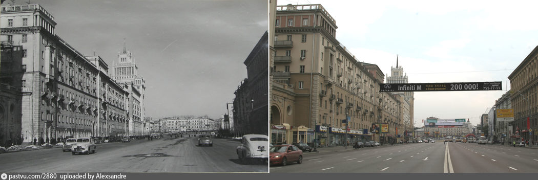 Сравнение старой и новой москвы