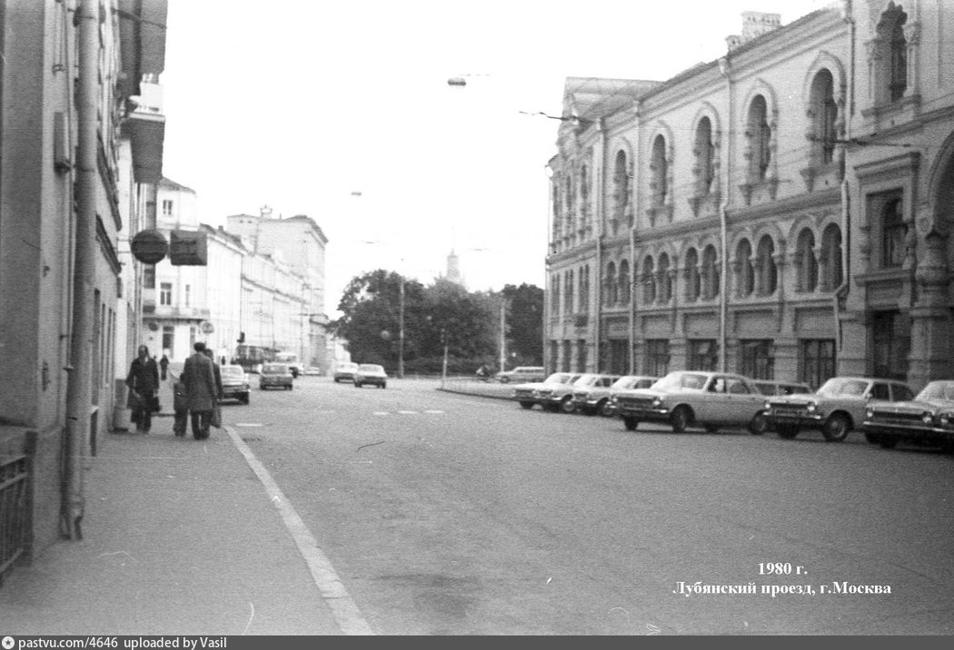 Лубянский проезд карта москвы