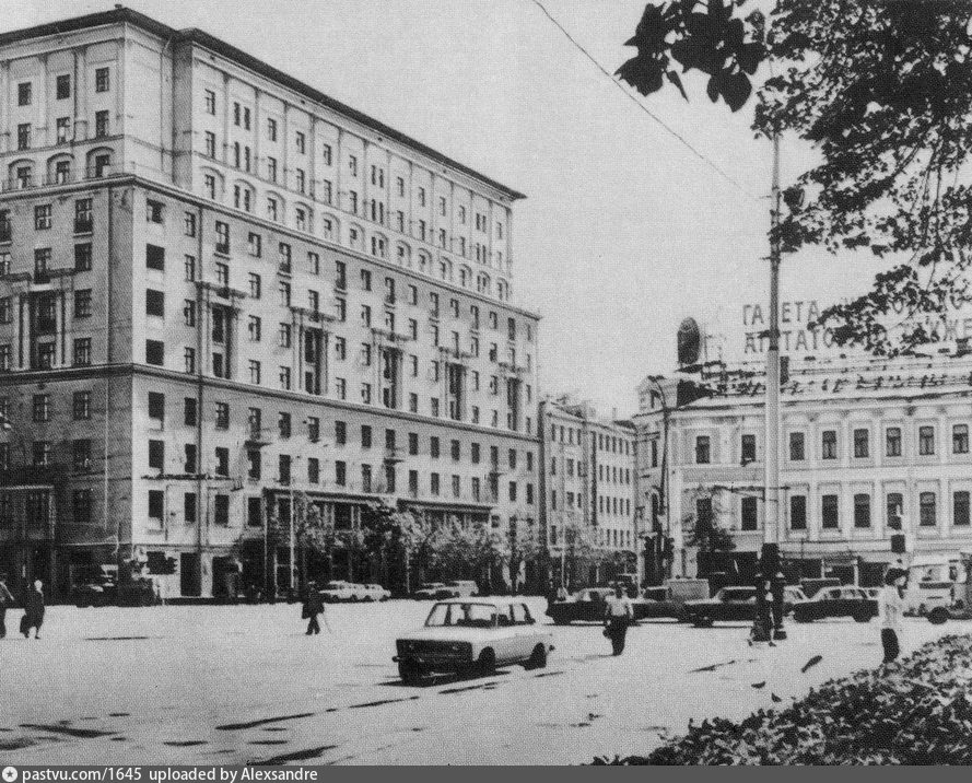 Тверская улица в москве старые