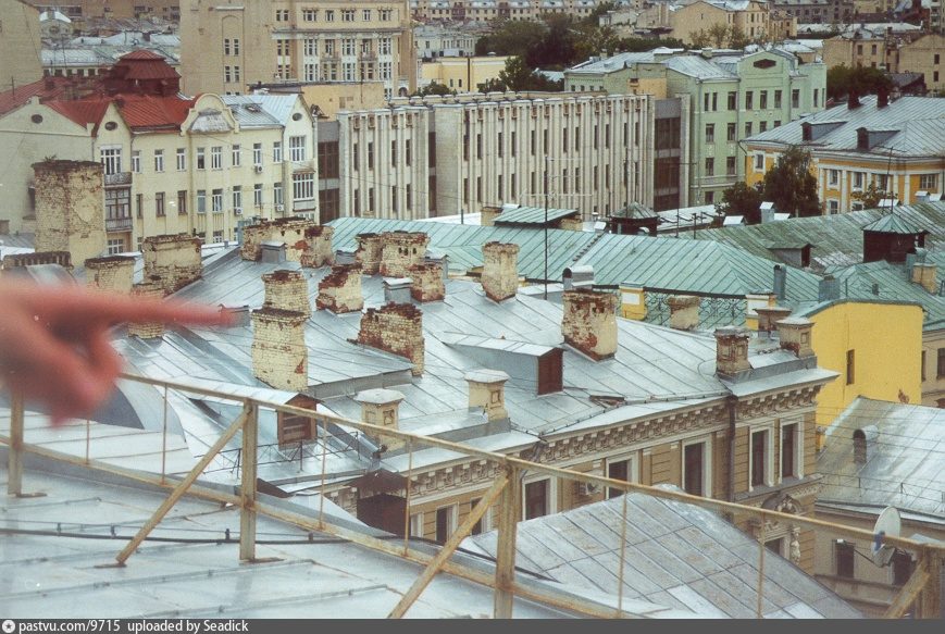 Старые крыши москвы