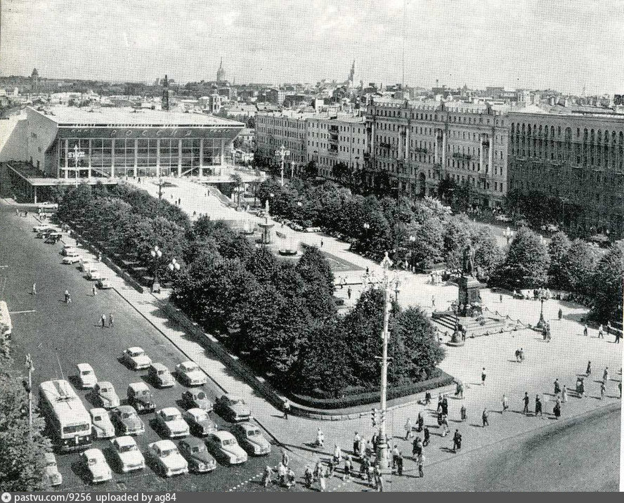 Страстная площадь в москве старые