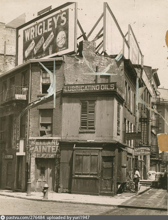 Corner of New Chambers Street and New Bowery, NY