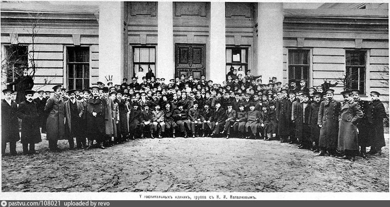 Московская госпитальная школа. Калуга Госпитальная 1914 год. Мирский "Московская Госпитальная школа. Пристройка операционного зала к госпитальным клиникам (1914 г.) Крячков.