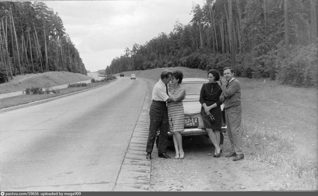 МКАД в сторону Рублёвского шоссе